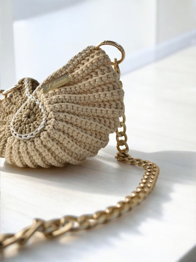 Χειροποίητη Τσάντα Κοχύλι