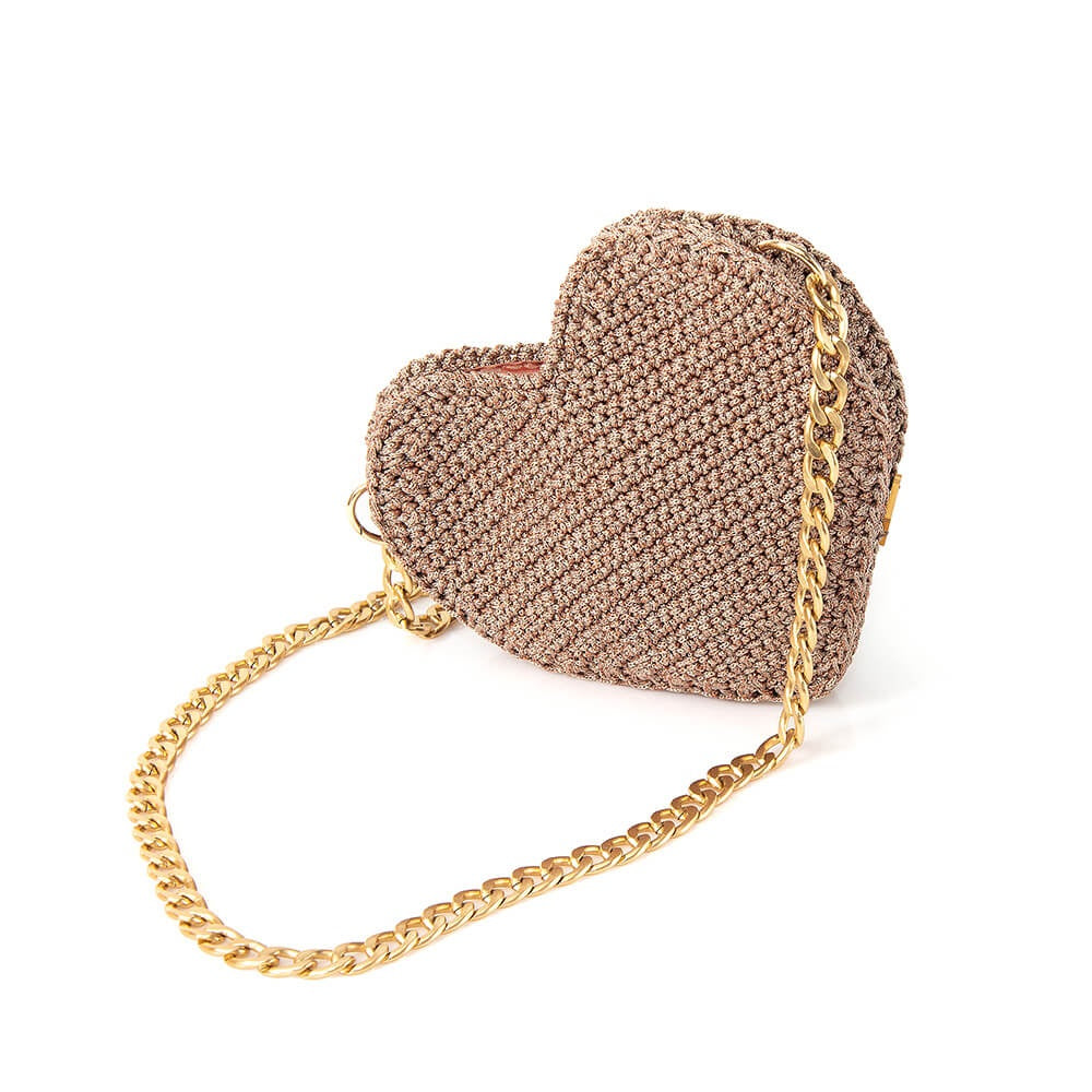 Χειροποίητη Τσαντά Σε Σχήμα Καρδιά