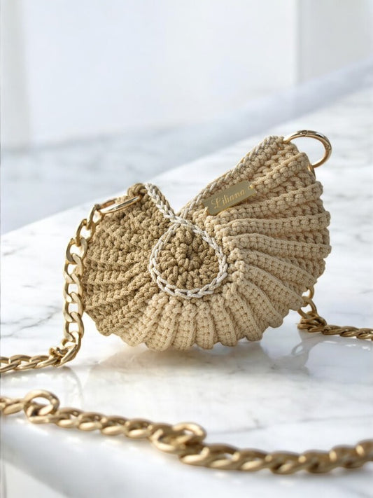 Χειροποίητη Τσάντα Κοχύλι