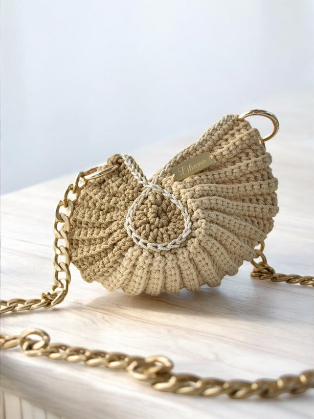 Χειροποίητη Τσάντα Κοχύλι