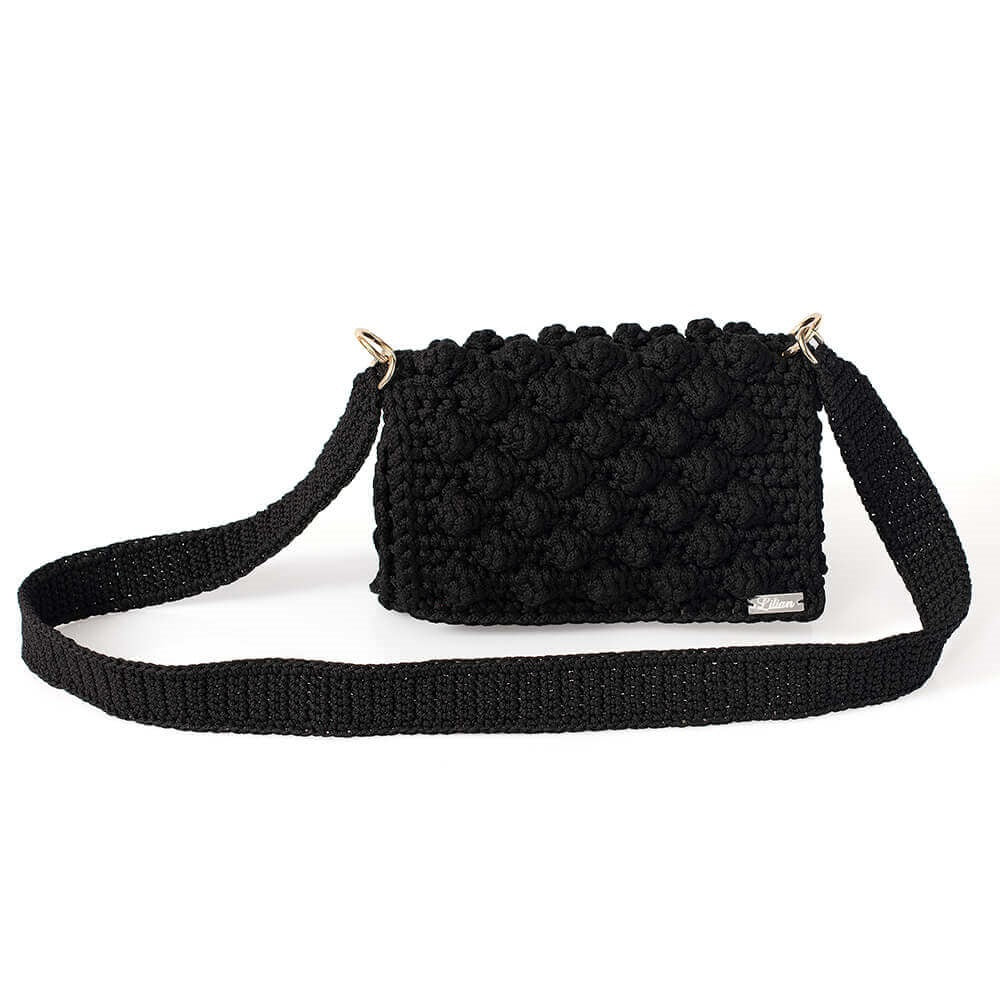 Πλεκτή Τσάντα με Bobble Πλέξη