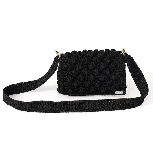 Πλεκτή Τσάντα με Bobble Πλέξη