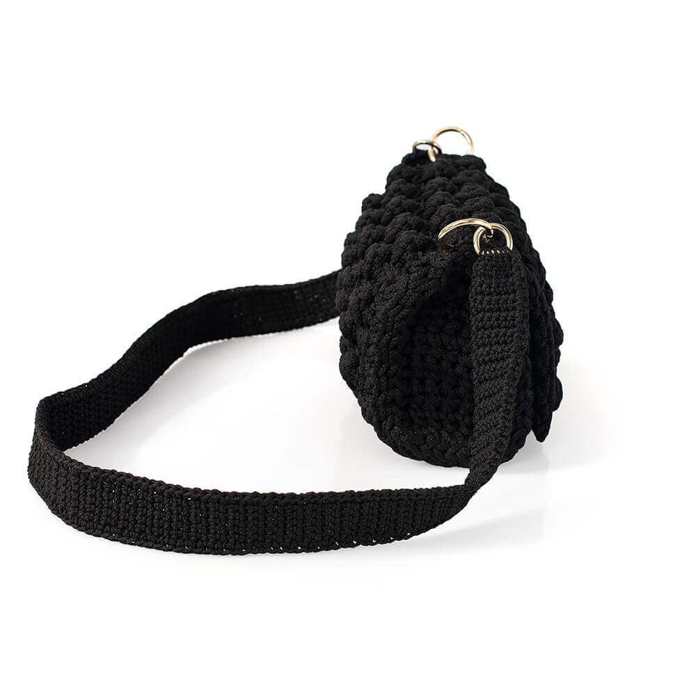 Πλεκτή Τσάντα με Bobble Πλέξη