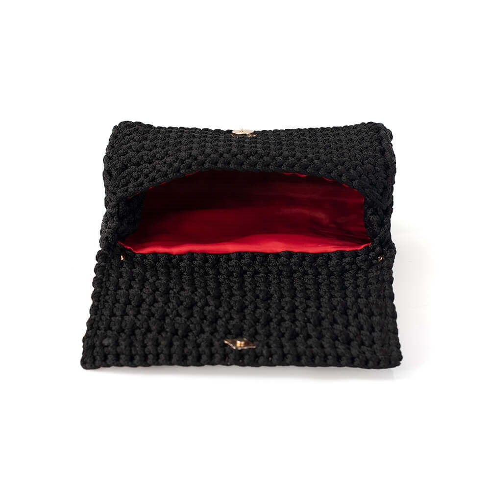 Πλεκτή Τσάντα με Bobble Πλέξη