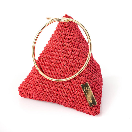 Χειροποίητη Τσαντά Τριγωνική